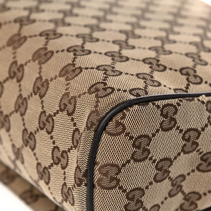 Gucci Monogram Small Flap Messenger Bag Beige Dark Brown 11 of 21