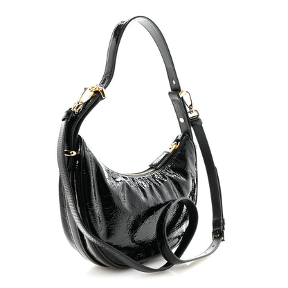 Prada Patent Naplak Arque Shoulder Bag Black 3 of 8