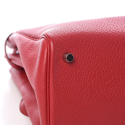 Hermes Fjord Cabana Tote Rouge Vif 10 of 14