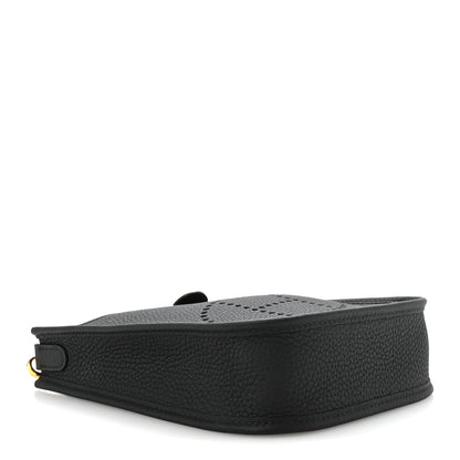 Hermes Taurillon Clemence Evelyne TPM Black 6 of 21