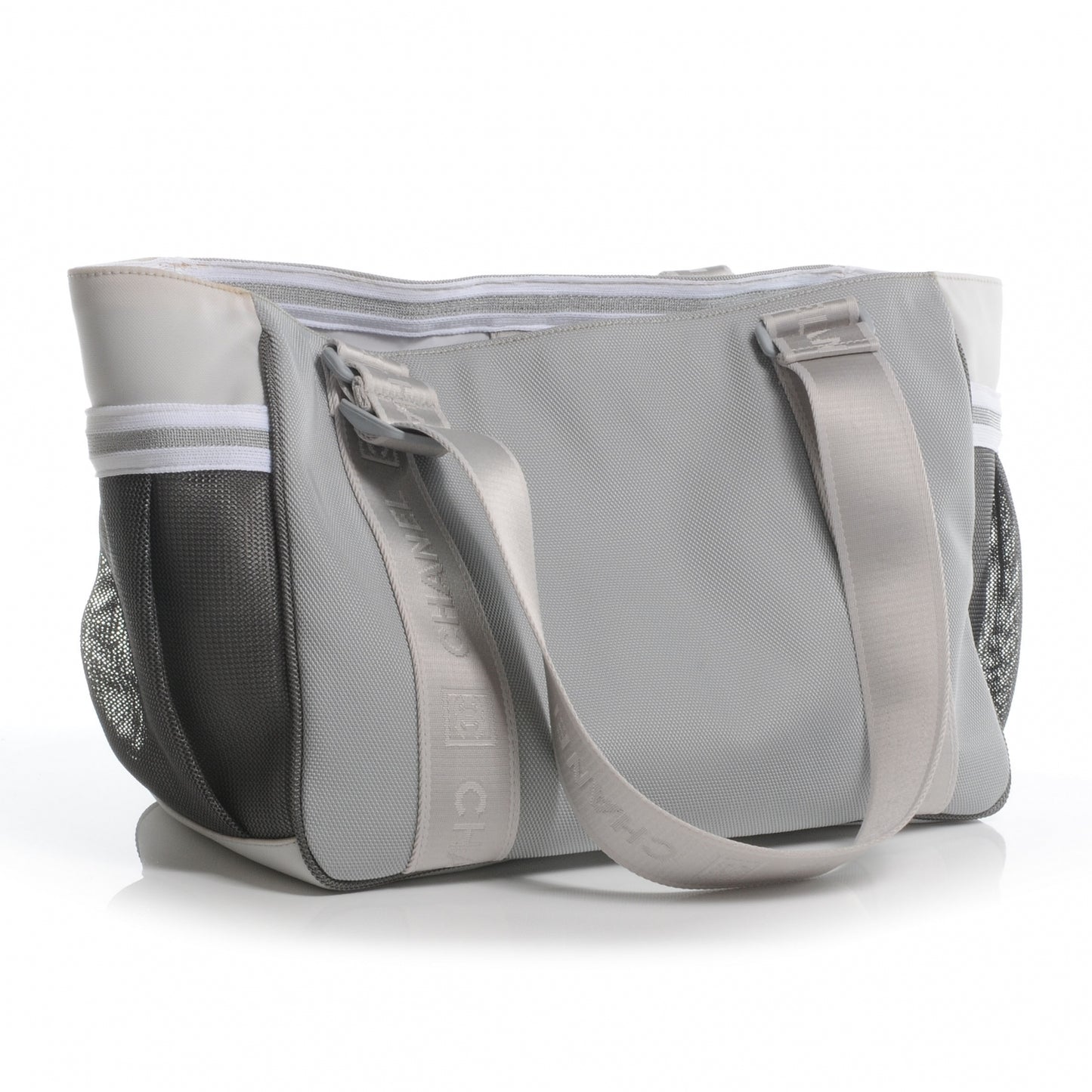Nylon Sport Tote Grey