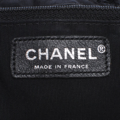 Chanel Tweed Boucle Knitting Bag Black 6 of 7