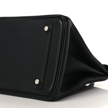 Hermes Togo Horseshoe Birkin 30 Black 9 of 10