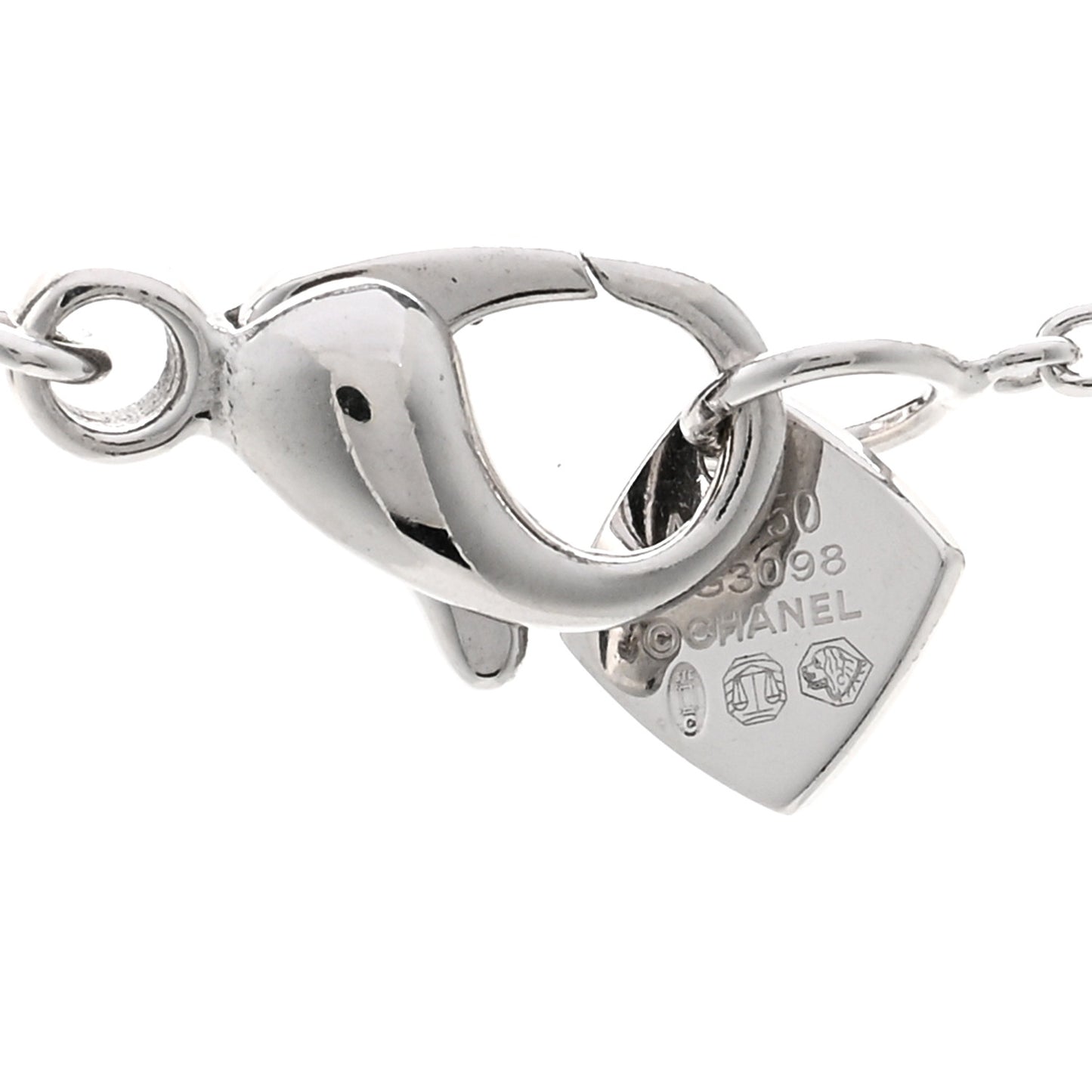 18K White Gold Coco Crush Pendant Necklace