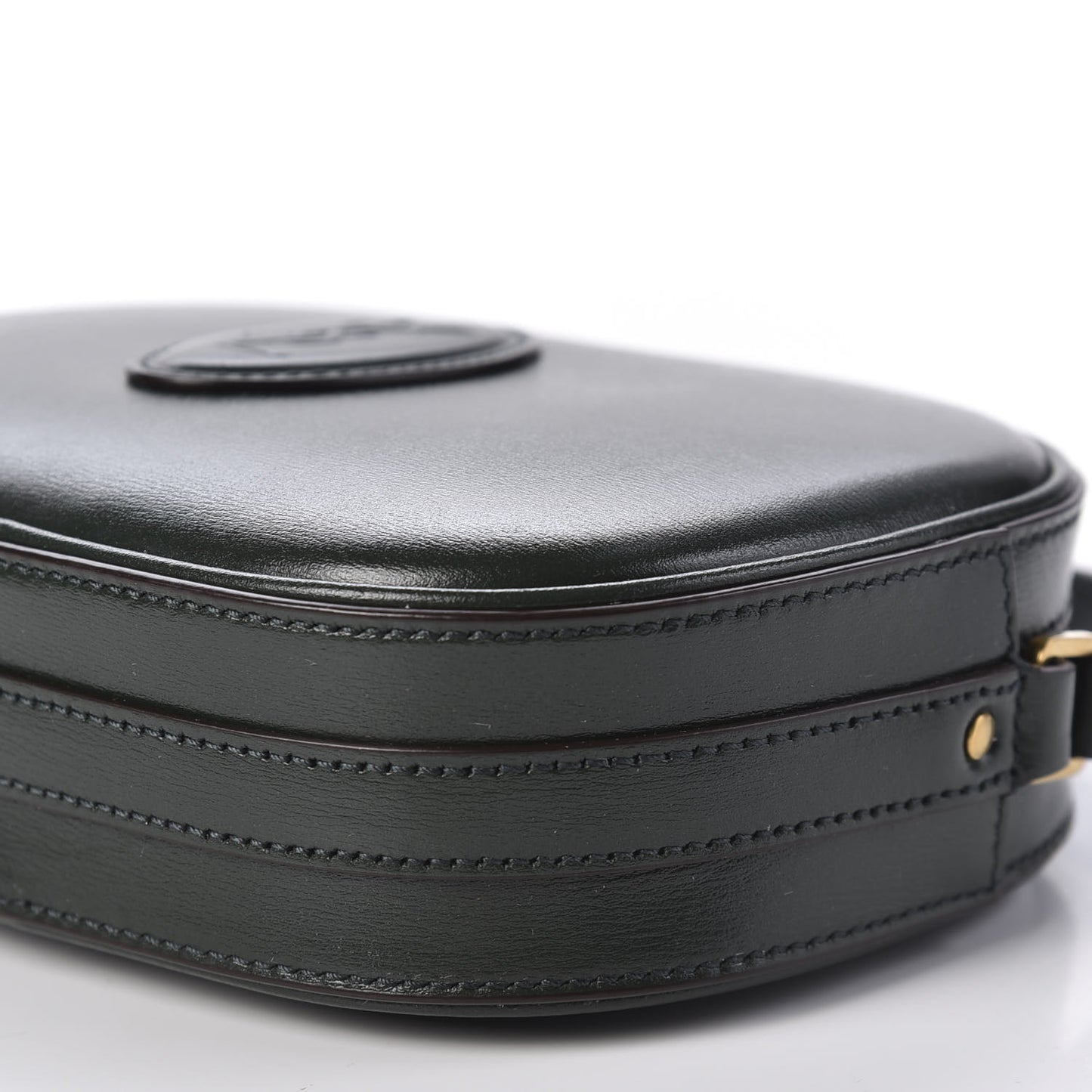 Calfskin Le 61 Camera Bag Dark Green