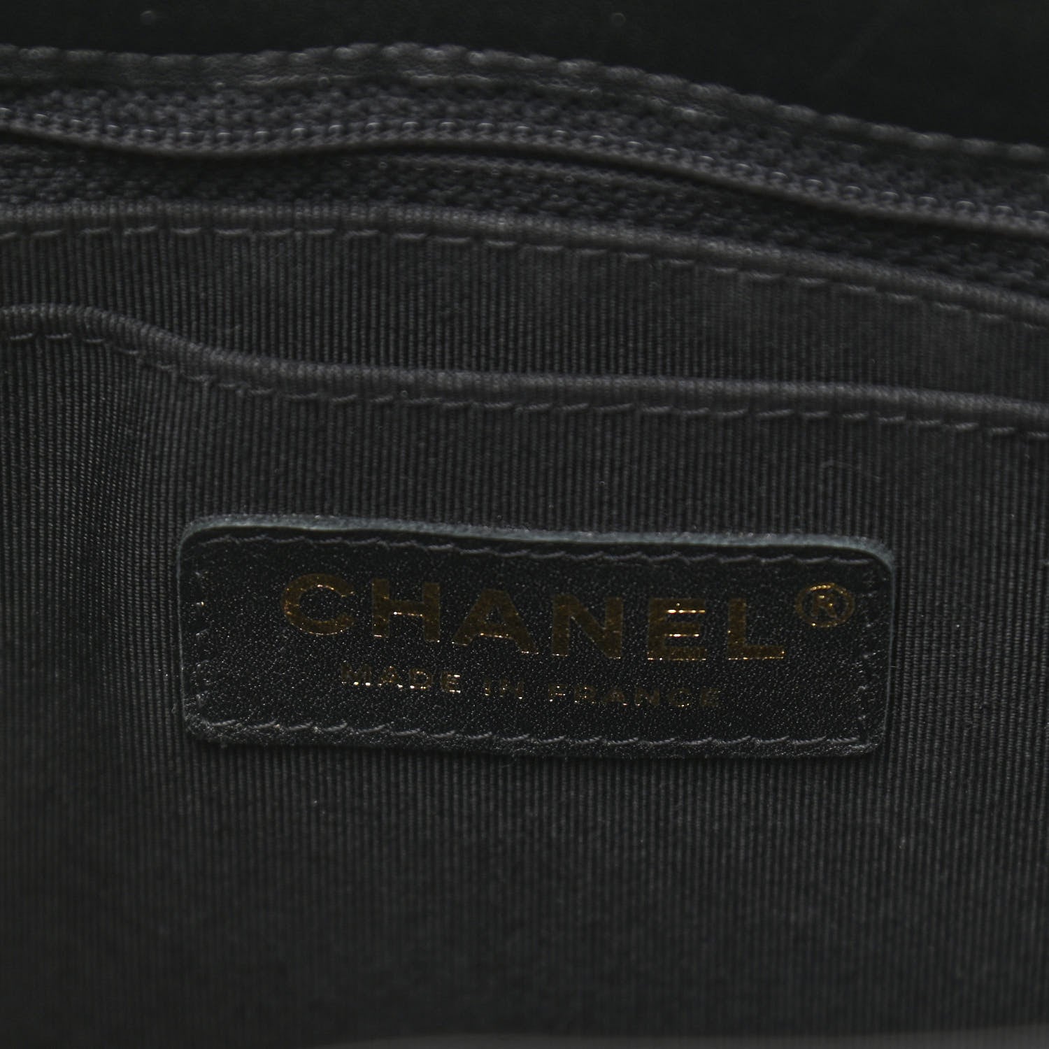 Chanel Calfskin Quilted Daily Chevron Drawstring Bag Black 6 of 10