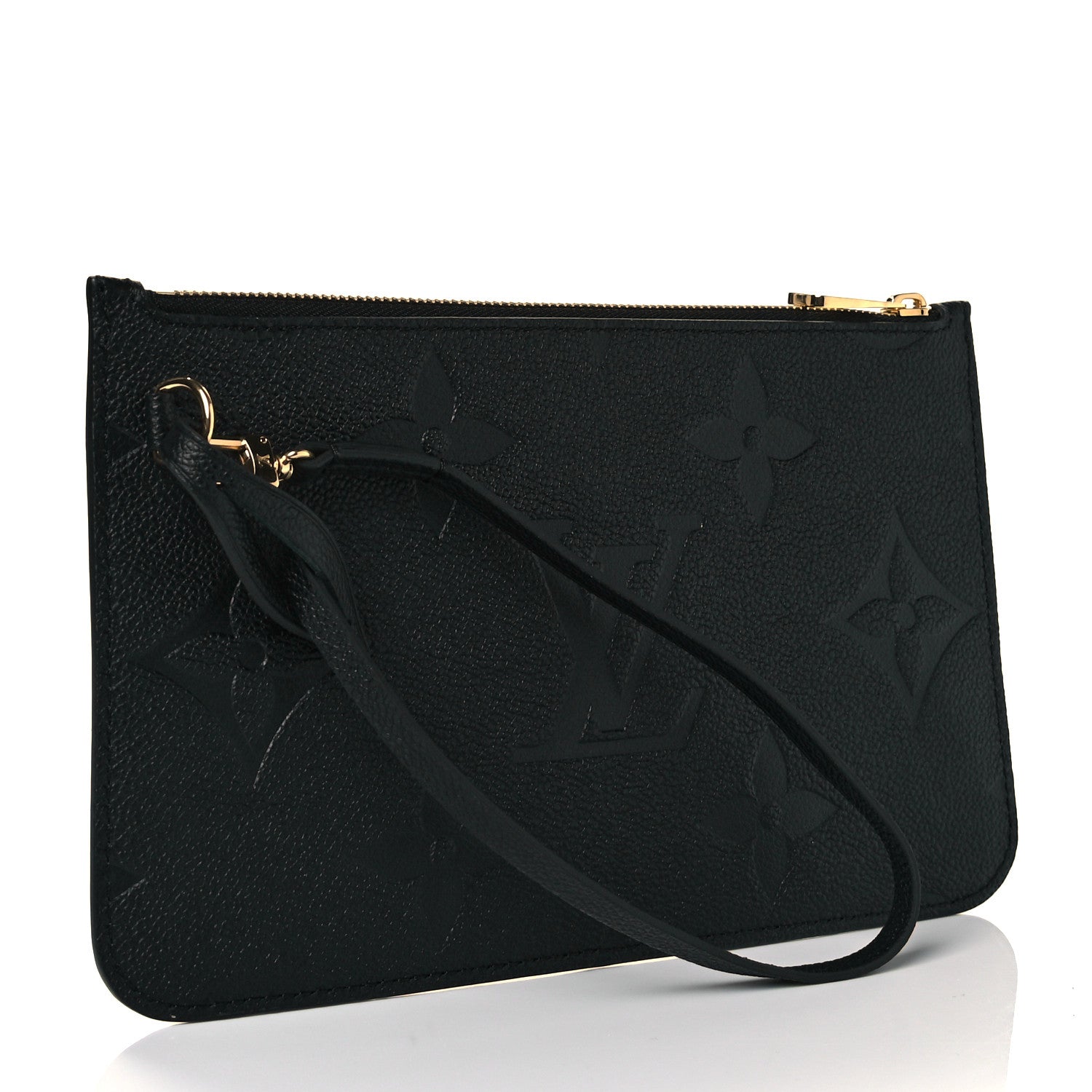 Louis Vuitton Empreinte Monogram Giant Neverfull MM Pochette Black 3 of 7