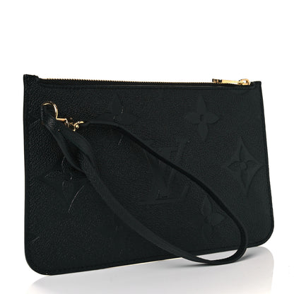 Louis Vuitton Empreinte Monogram Giant Neverfull MM Pochette Black 3 of 7