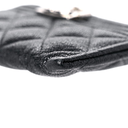 Chanel Caviar Quilted Boy Card Holder Black 14 of 16