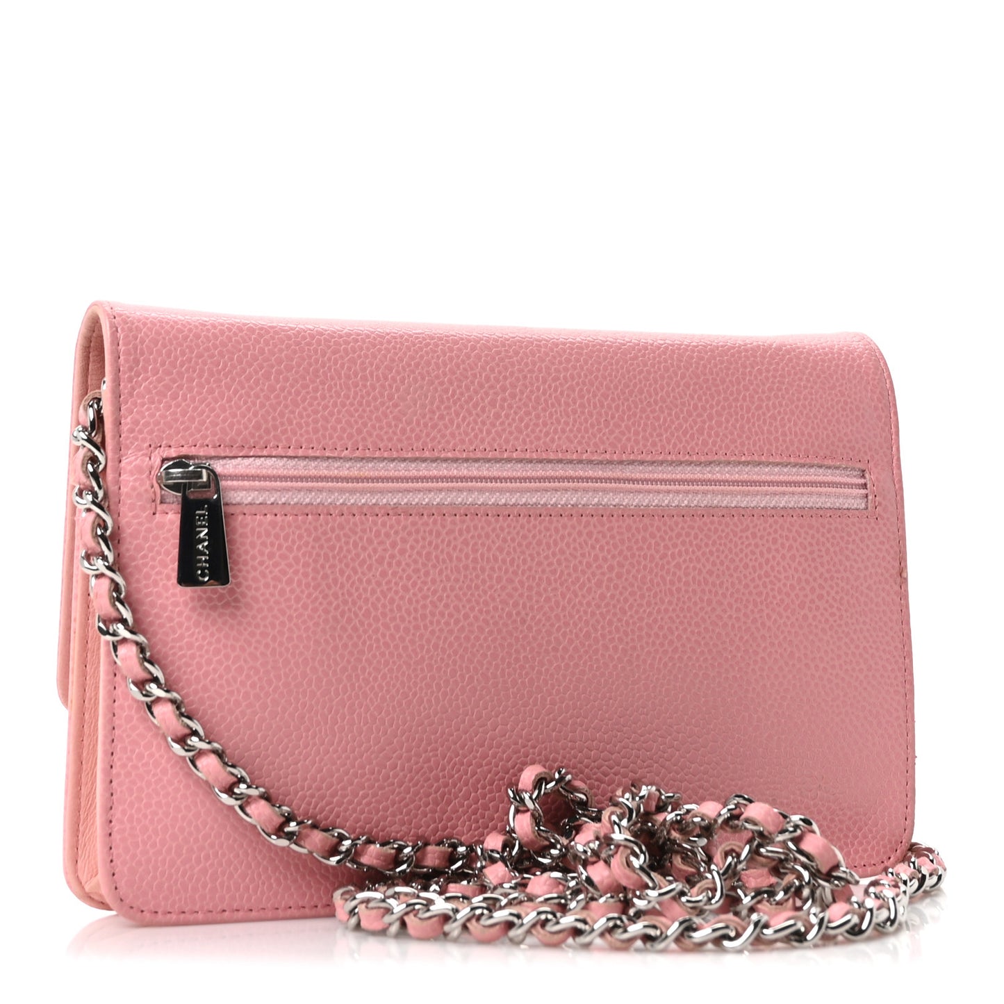 Caviar Timeless CC Wallet on Chain WOC Pink