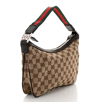 Gucci Monogram Medium Pop Hobo Dark Brown 3 of 10