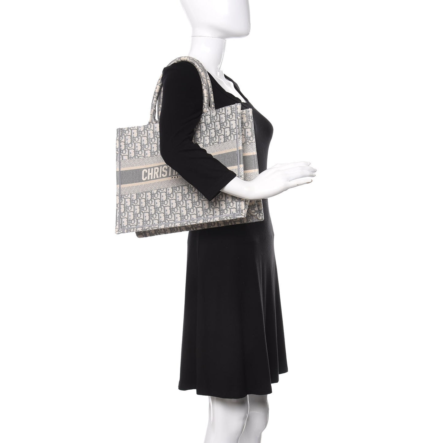 Oblique Medium Book Tote Grey
