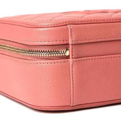 Chanel Caviar Quilted Medium CC Filigree Vanity Case Pink 8 of 10