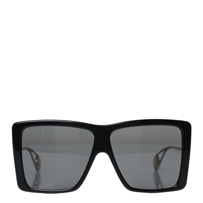 Gucci Acetate Oversize Square Frame GG0434S Sunglasses Black 2 of 9