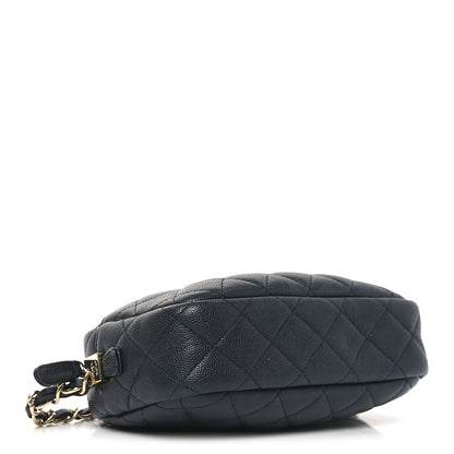 Chanel Caviar Quilted Camera Case Navy 4 of 10