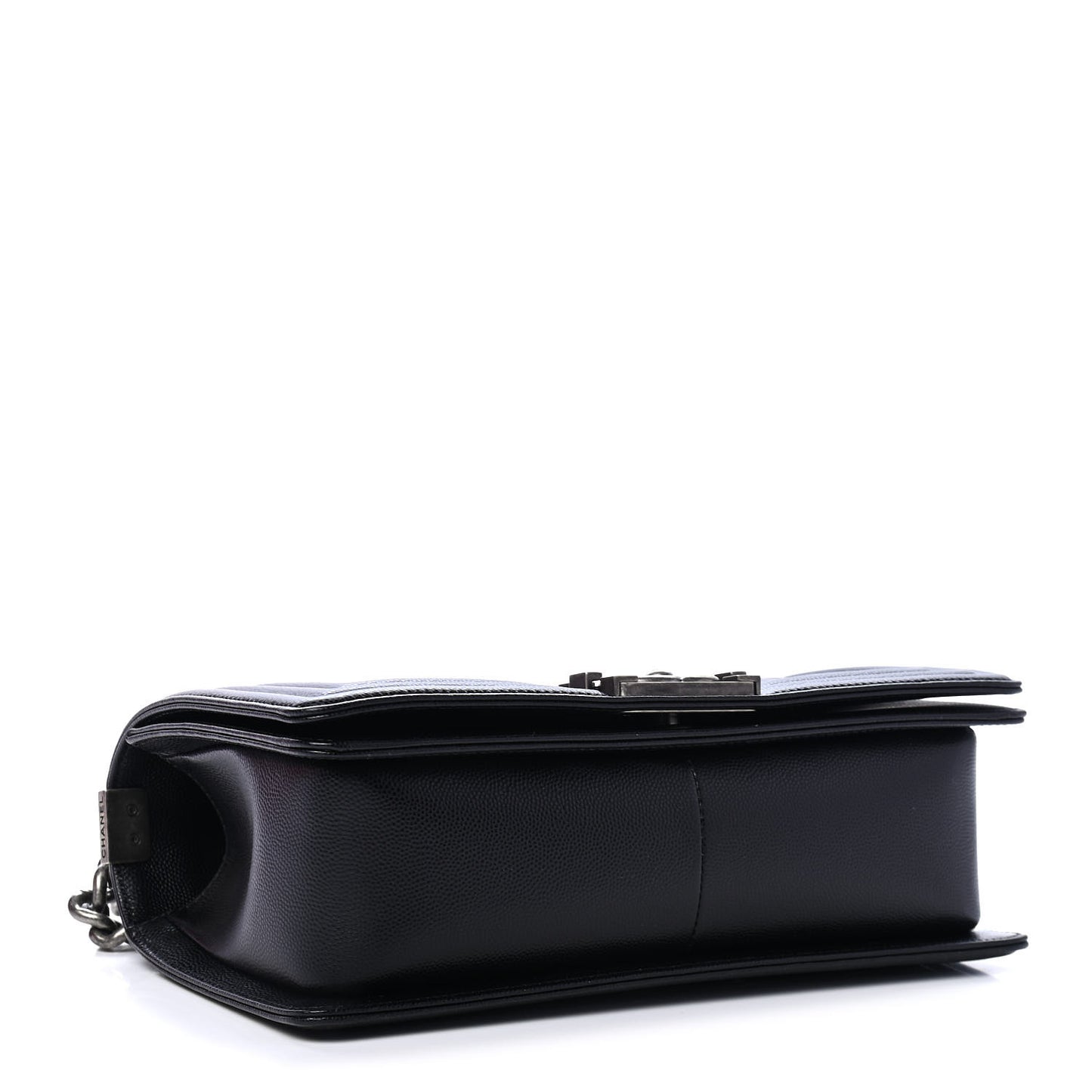 Caviar Quilted Medium Boy Flap Black