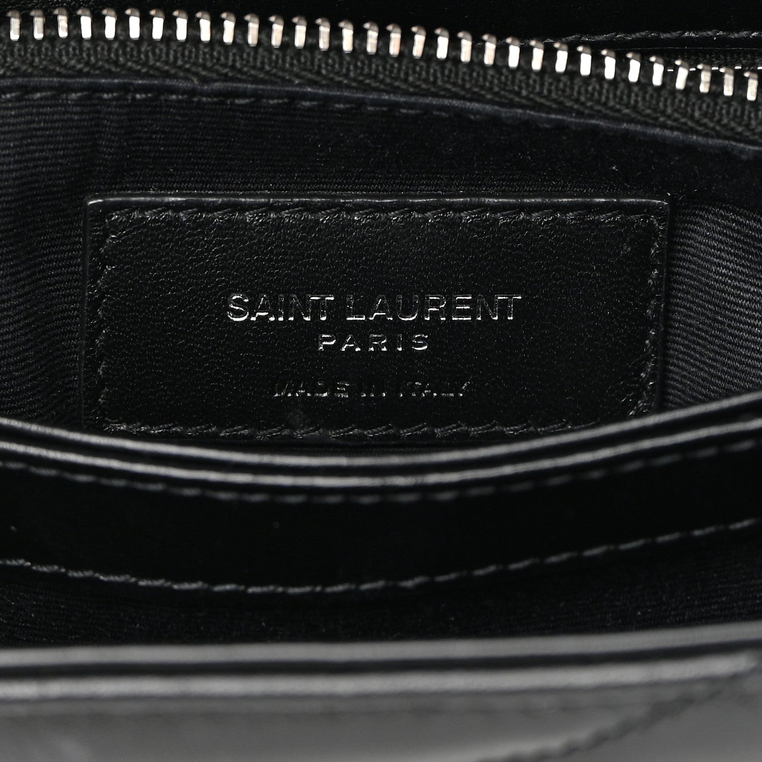 Saint Laurent Calfskin Y Quilted Monogram Toy Loulou Crossbody Bag Black 6 of 16