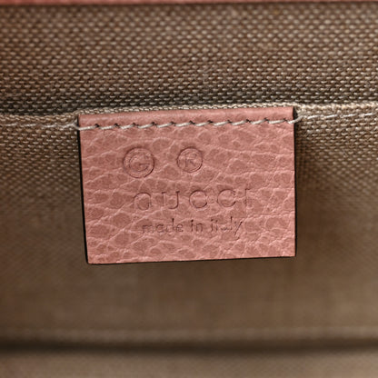 Gucci Dollar Calfskin Small Interlocking G Shoulder Bag Soft Pink 7 of 8