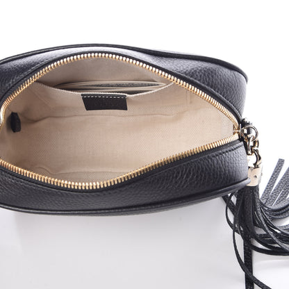 Gucci Pebbled Calfskin Small Soho Disco Bag Black 5 of 9