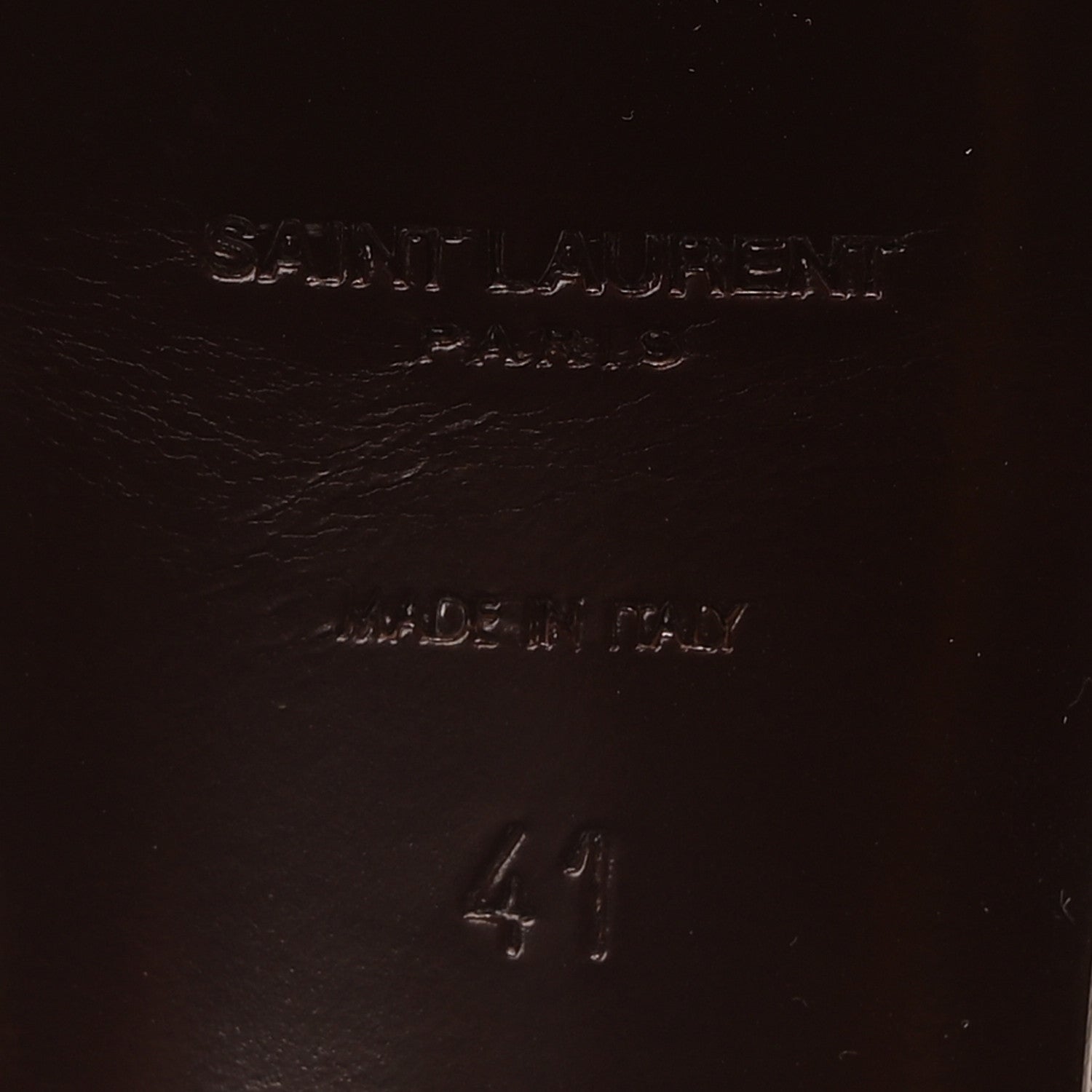 Saint Laurent Calfskin Embossed Crocodile Tribute 75 Platform Sandals 41 Rouge Legion 7 of 9