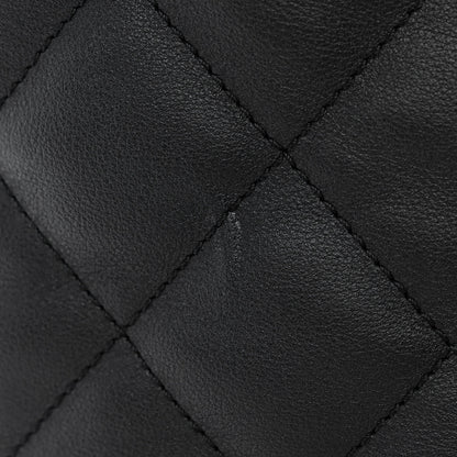 Chanel Lambskin Quilted Pocket Hobo Black 11 of 12
