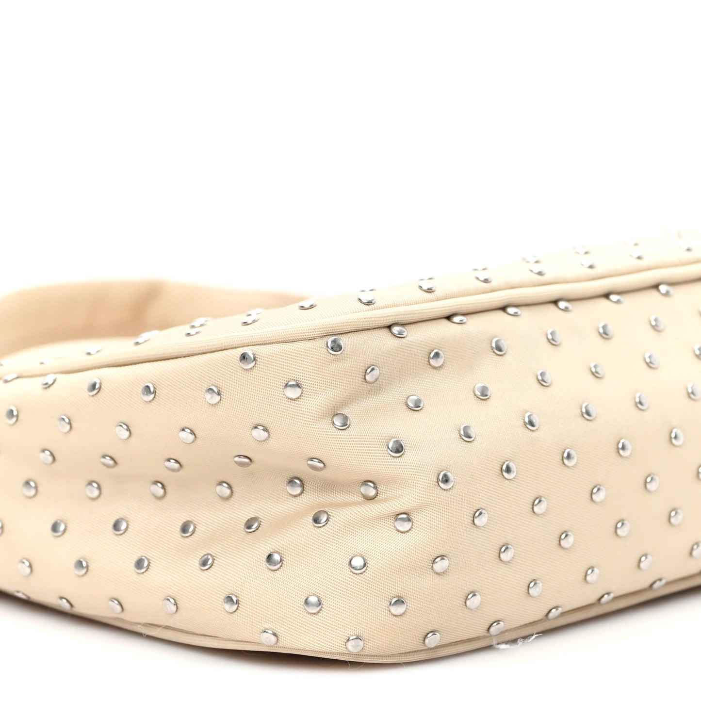 Tessuto Nylon Studded Mini Re-Edition Bag Deserto