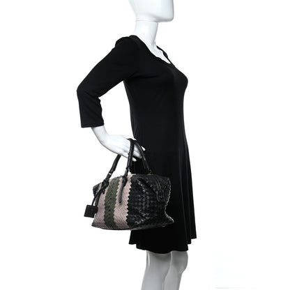 Bottega Veneta Nappa Intrecciato Rings Satchel Multicolor 2 of 8