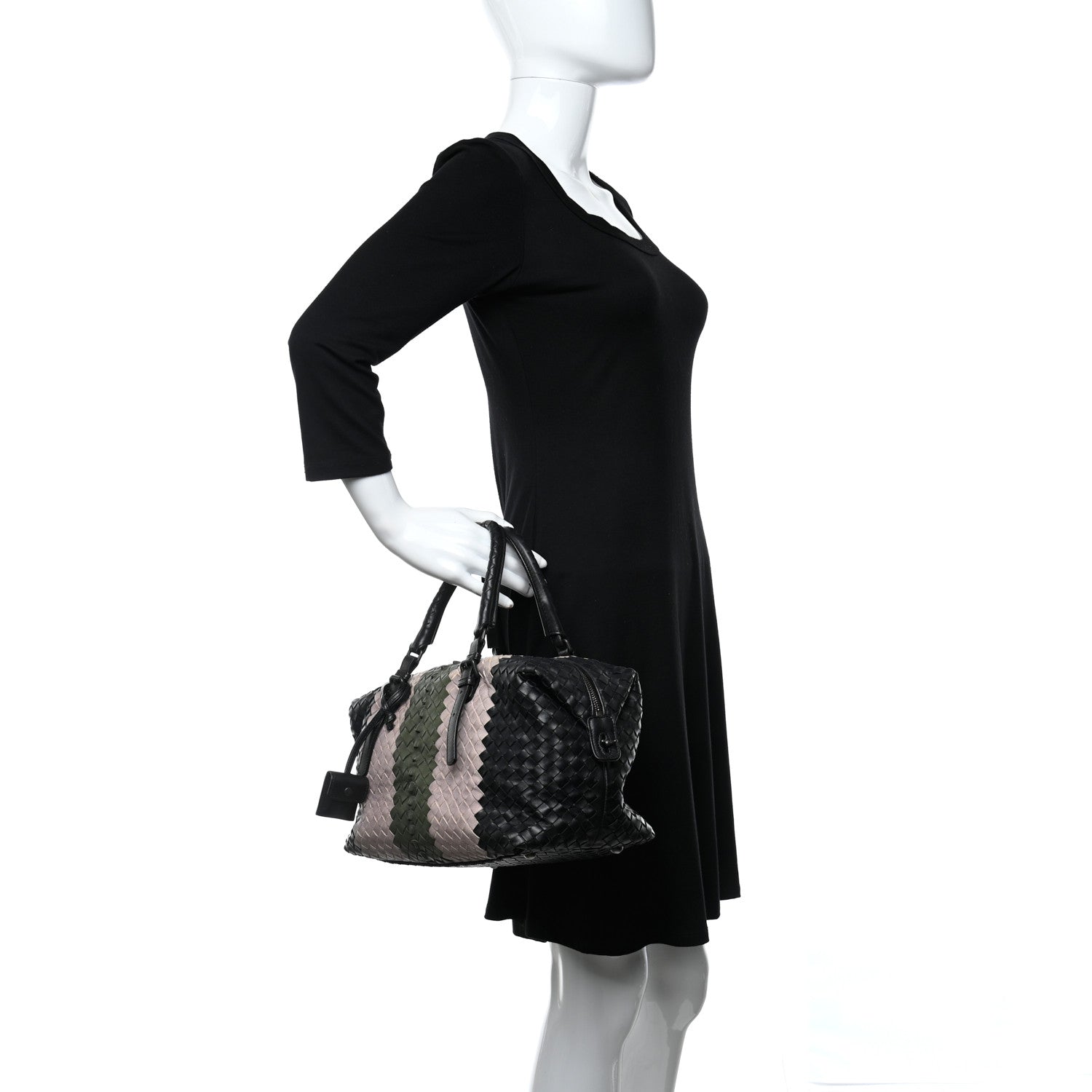 Bottega Veneta Nappa Intrecciato Rings Satchel Multicolor 2 of 17