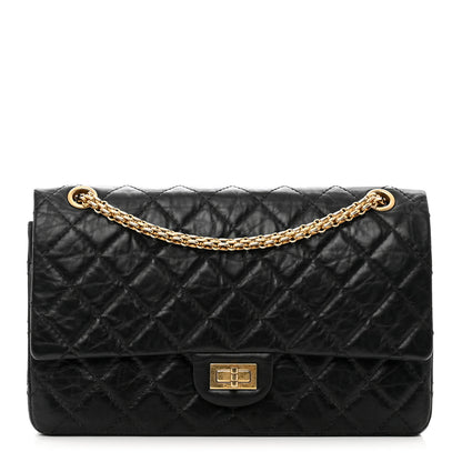 Chanel Aged Calfskin Quilted 2.55 Reissue 226 Flap Black 1 of 12