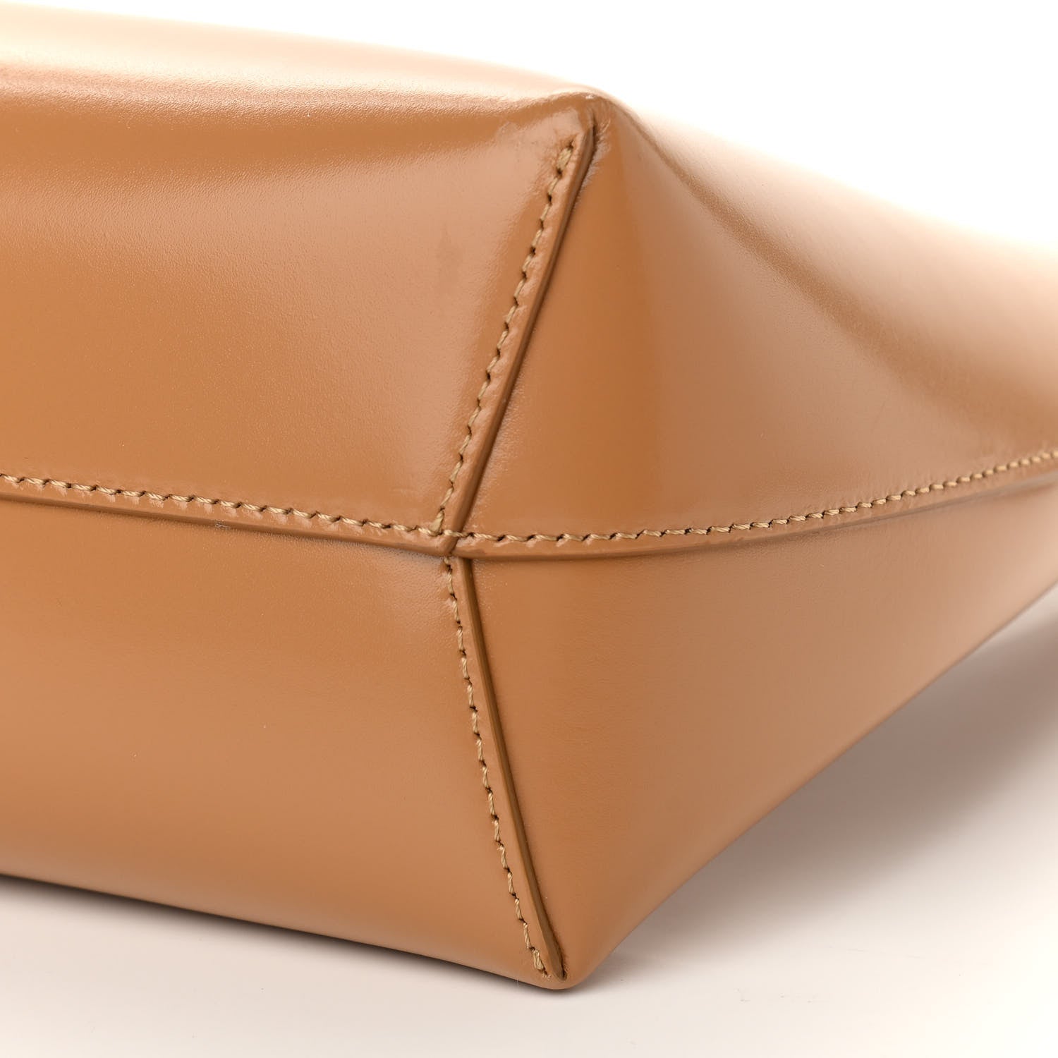 Mansur Gavriel Polished Calfskin Mini Candy Bag Caramel 9 of 9