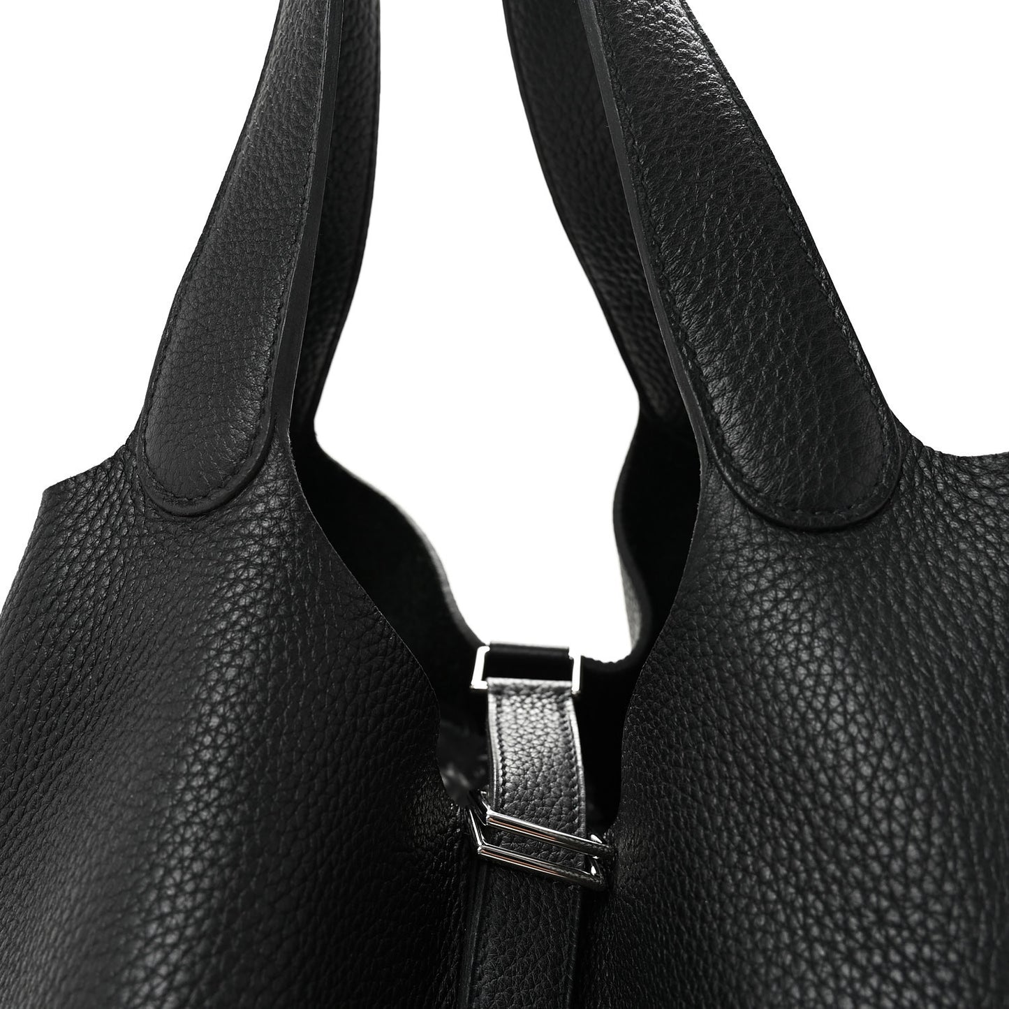 Taurillon Clemence Picotin Lock 26 GM Black