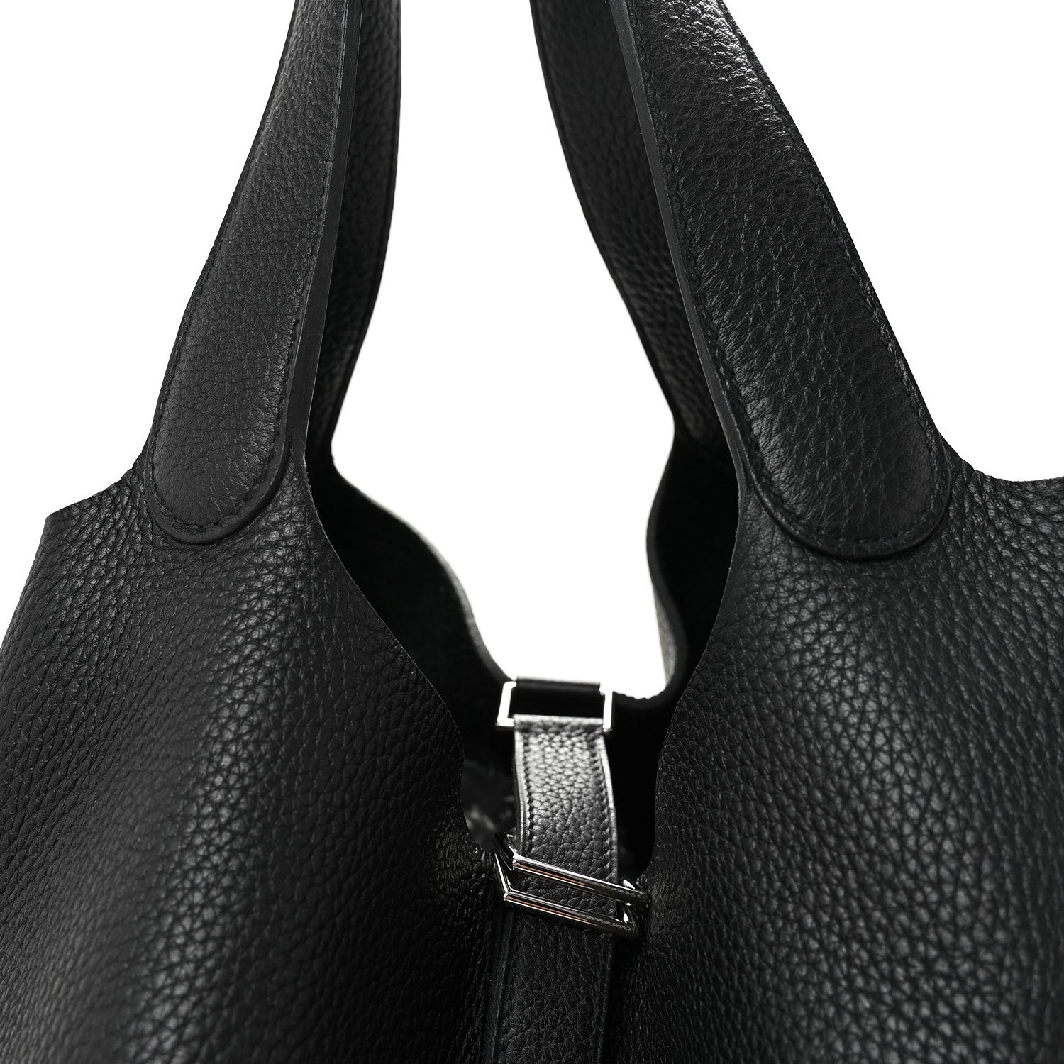 Hermes Taurillon Clemence Picotin Lock 26 GM Black 7 of 9