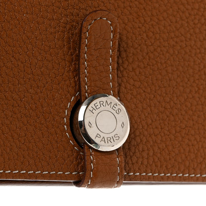 Hermes Togo Dogon Duo Wallet Gold 9 of 10