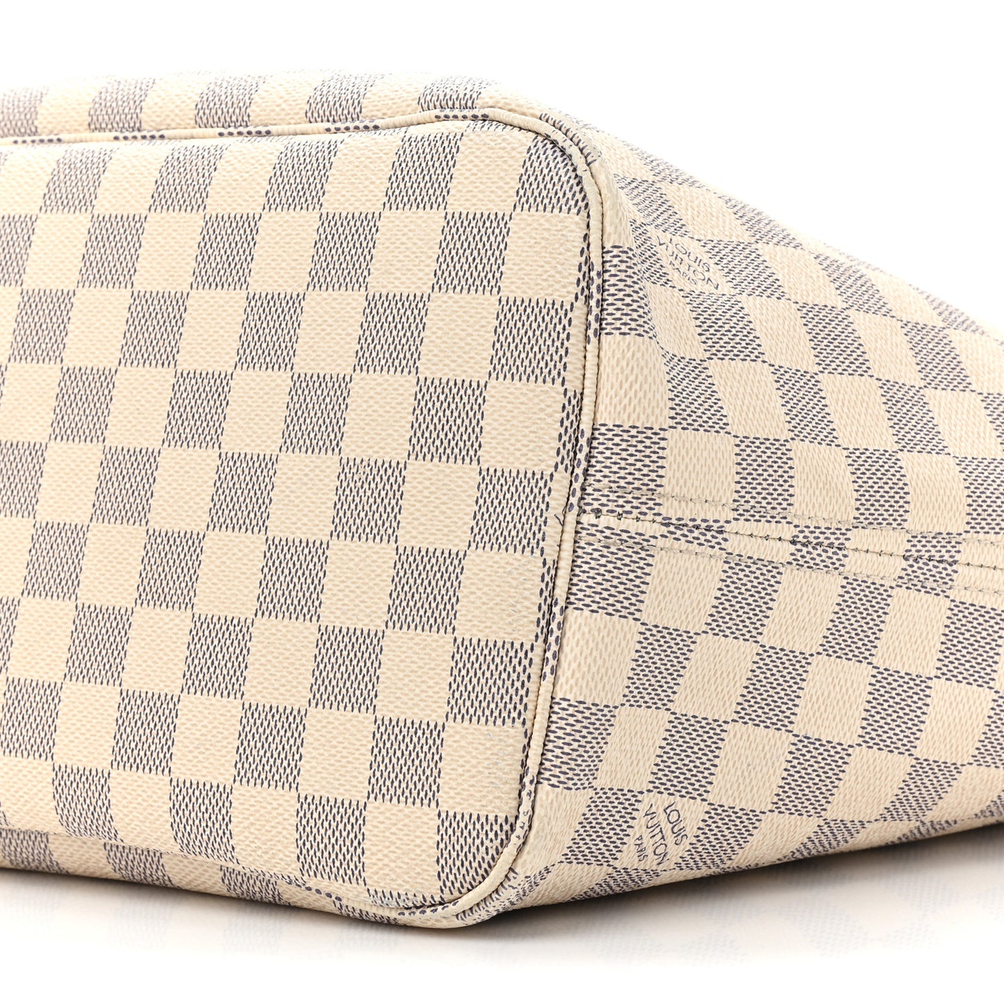 Damier Azur Neo Neverfull MM Rose Ballerine