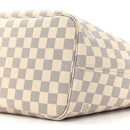 Louis Vuitton Damier Azur Neo Neverfull MM Rose Ballerine 8 of 18