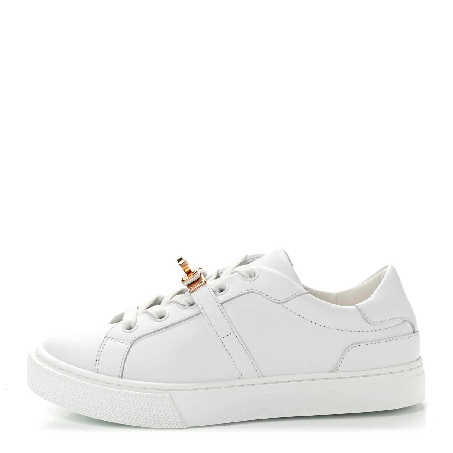 Hermes Calfskin Day Sneakers 35 White 1 of 8