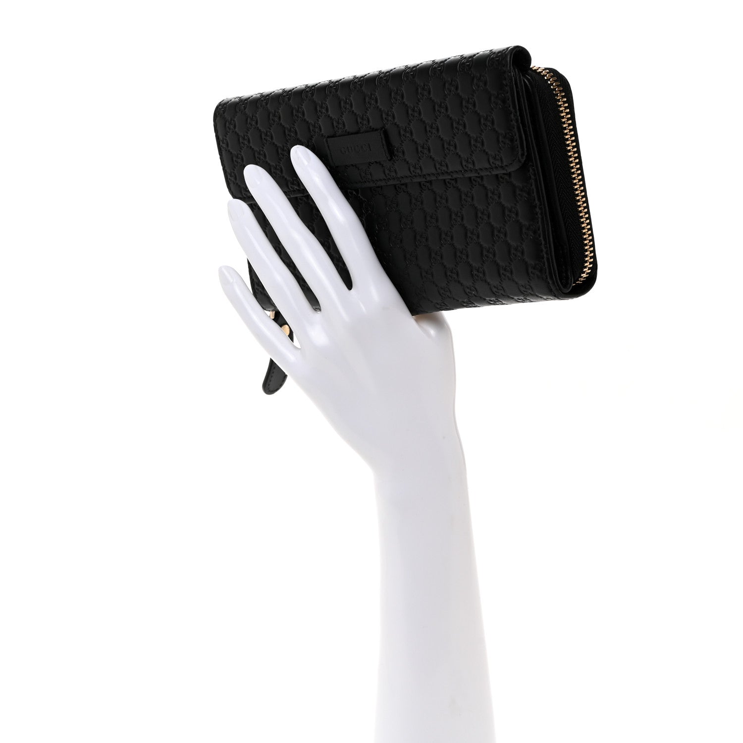 Gucci Soft Microguccissima Continental Zip Wallet Black 2 of 9