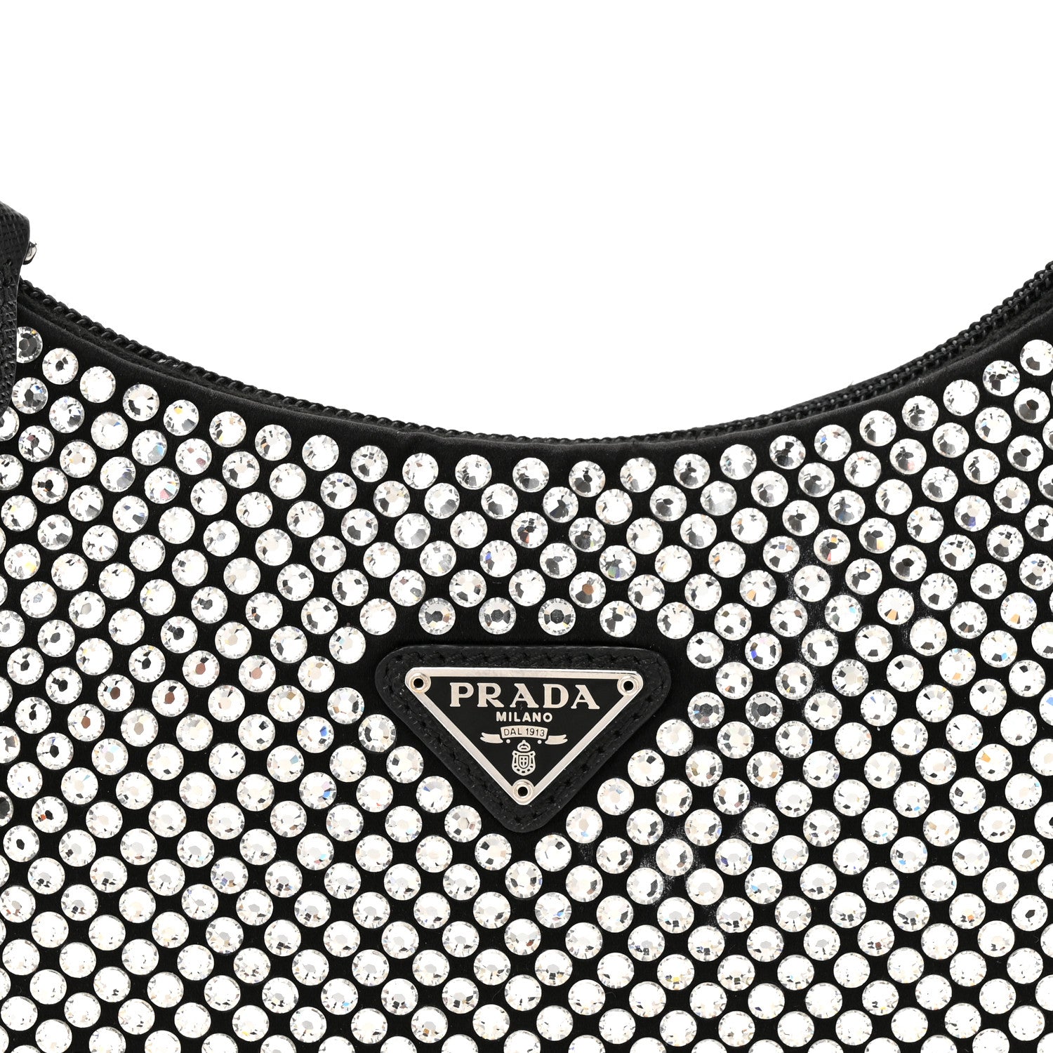 Prada Satin Crystal Mini Re-Edition 2000 Bag Cristal 6 of 8