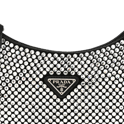 Prada Satin Crystal Mini Re-Edition 2000 Bag Cristal 6 of 8
