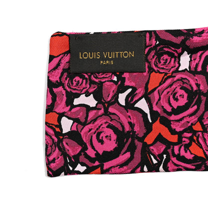 Louis Vuitton Rock n Roses Silk Bandeau Pink 3 of 4