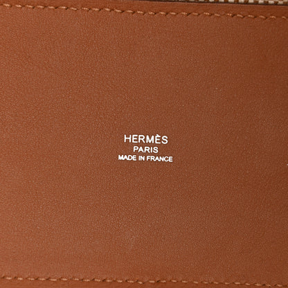 Hermes Swift H Canvas Cabas H En Biais 27 Gold Naturel Ecru 6 of 11