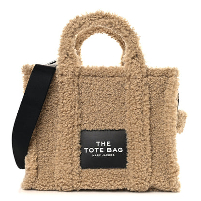 Marc Jacobs Polyester Cotton Medium The Teddy Traveler Tote Bag Beige 1 of 9