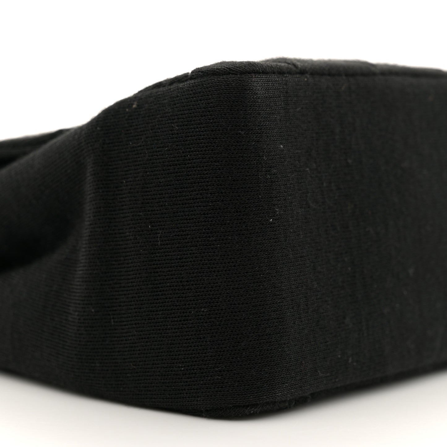 Jersey Quilted Medium Double Flap Black