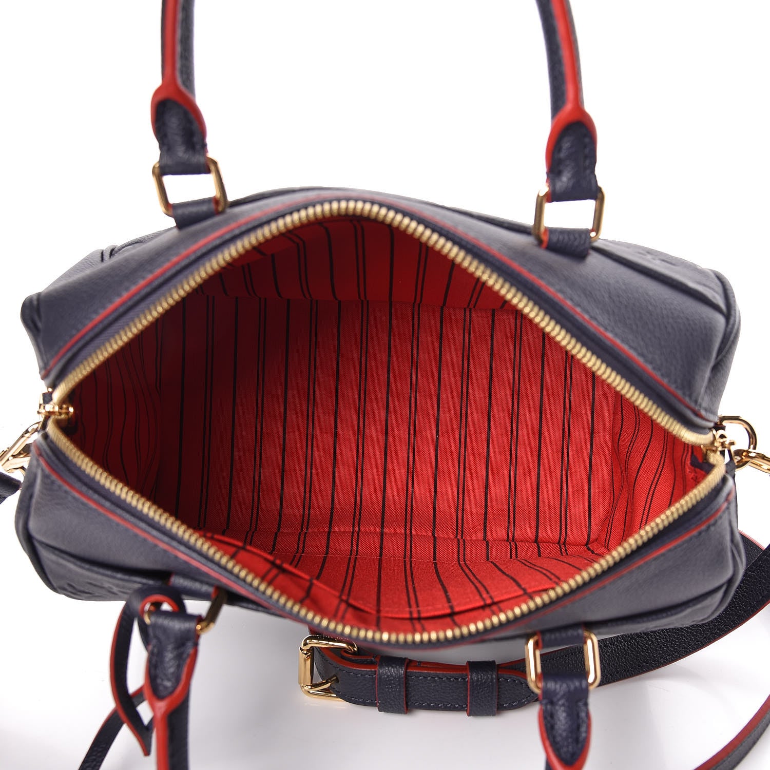 Louis Vuitton Empreinte Speedy Bandouliere 25 NM Marine Rouge 7 of 10