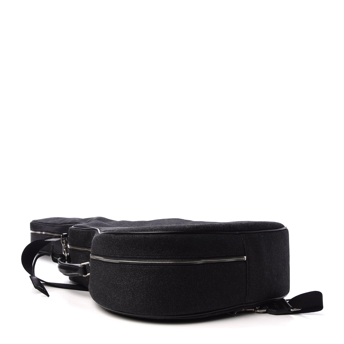 Glitter Canvas Guitar Case Black