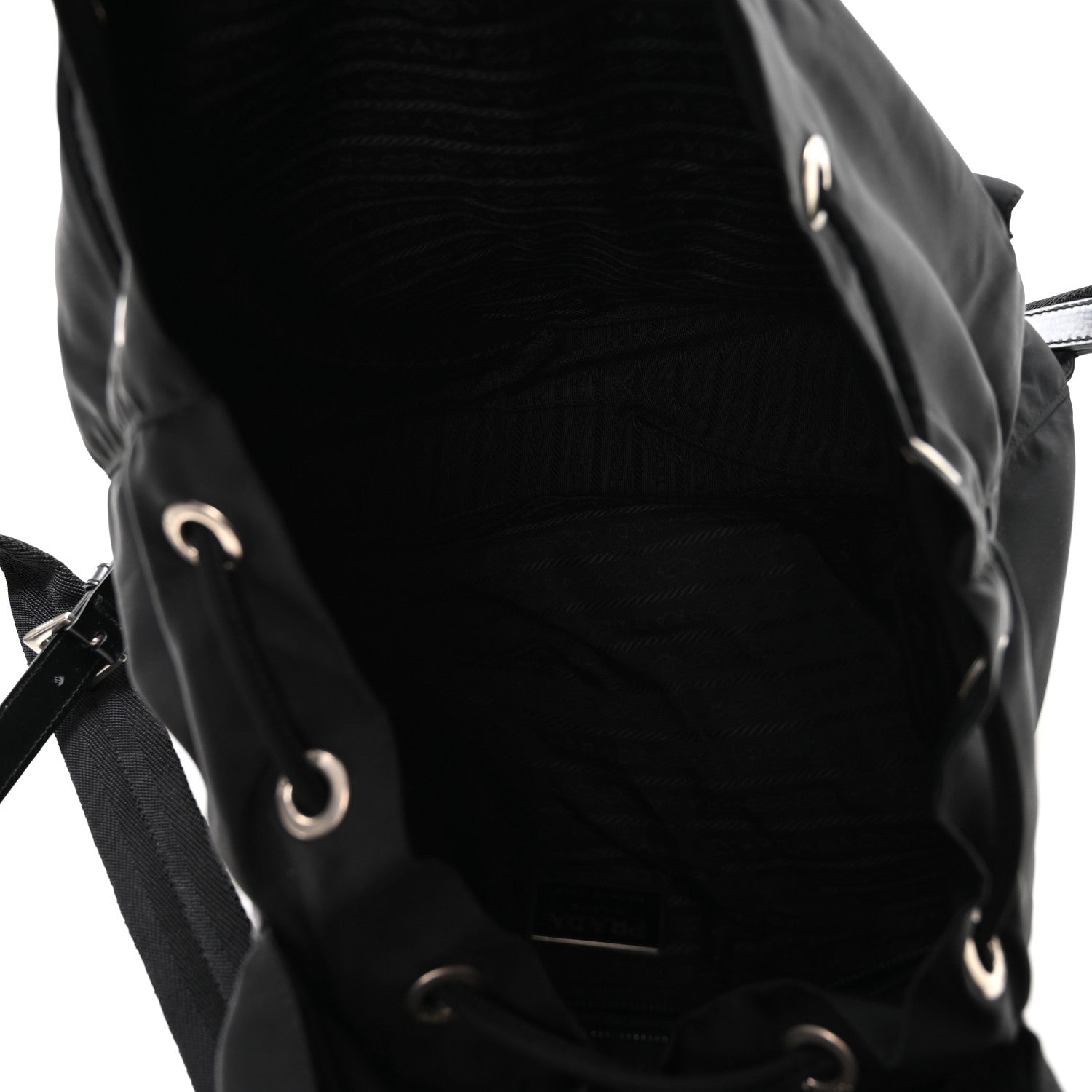 Prada Tessuto Nylon Vela Small Backpack Black 9 of 21