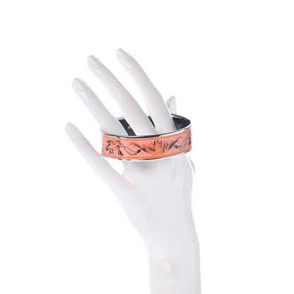 Hermes Enamel Printed Wide Brazil Bracelet 65 2 of 5