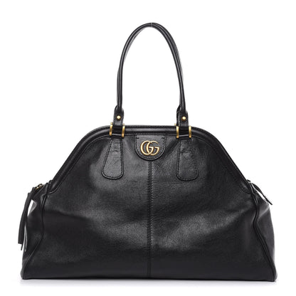 Gucci Calfskin Large Re(Belle) Top Handle Bag Black 1 of 14
