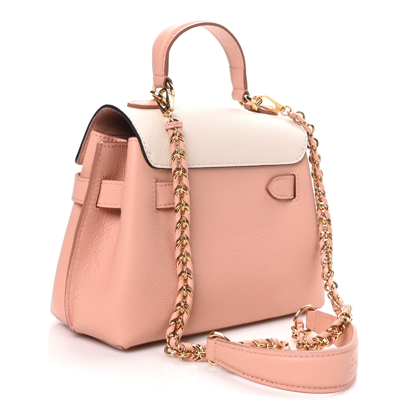 Soft Calfskin Mini Lockme Ever Rose Trianon Quartz