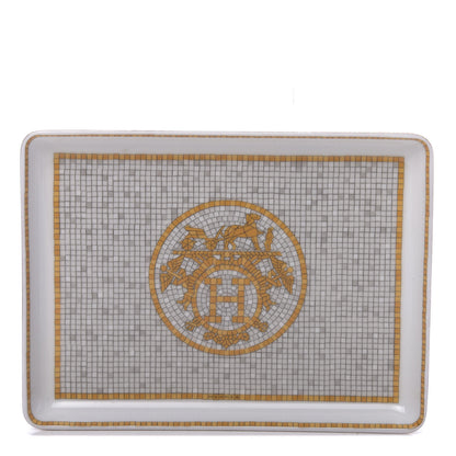 Hermes Porcelain Mosaique au 24 Sushi Plate 1 of 8